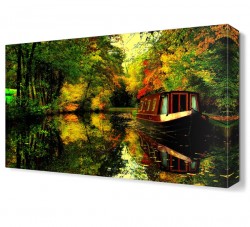 Manzara Ağaçlar Tablosu