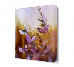 Çiçekler ve Kelebekler Tablosu