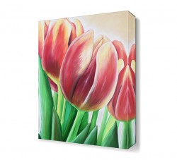 Dekoratif Laleler Canvas Tablo