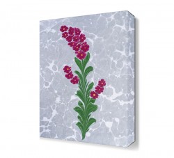 Dekoratif Mor Çiçek Tablosu