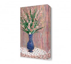 Mavi Vazodaki Çiçekler Tablosu