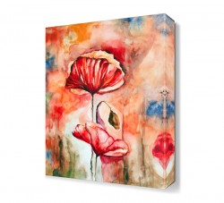 Kırmızı Gelincik Canvas Tablo