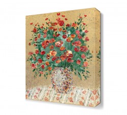 Vazodaki Kırmızı Çiçekler Tablosu