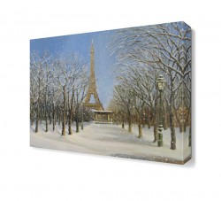 Kar ve Eyfel Kulesi Tablo