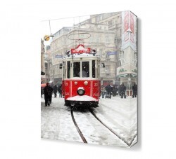 Taksim Tramway Karlı Hava Tablosu (1)