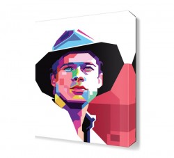 Brad Pitt Canvas Tablo