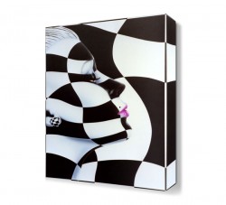 BridgetRiley Canvas Tablo