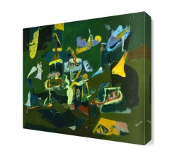 A.Gorky Soyut4 Canvas Tablo