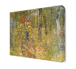 Gustav Klimt Çiçekler Canvas Tablo