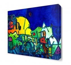 Wassily Kandinsky Mavi Canvas Tablo (1)