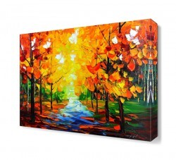 Ağaçlar Canvas Tablo (1)