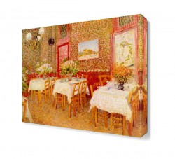Yemek Masaları Canvas Tablo
