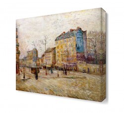 Caddedeki İnsanlar Canvas Tablo (1)