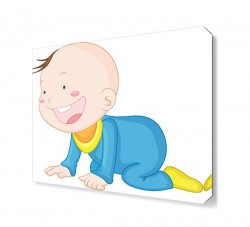 Emekleyen Bebek Canvas Tablo