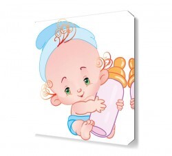 Acıkan Bebek Canvas Tablo (1)