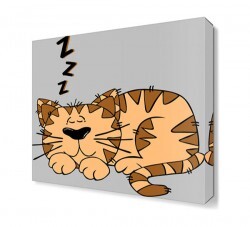 Miskin Kedi Canvas Tablo (1)