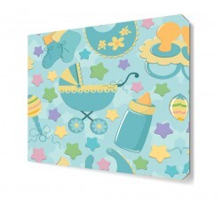 Erkek Bebek Arabası Canvas Tablo (1)