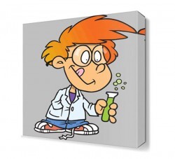 Bilim Adamı Canvas Tablo (1)