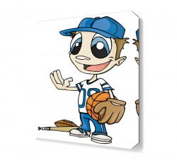 Sporcu Çocuk Canvas Tablo