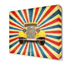 Nostalji Araba Canvas Tablo