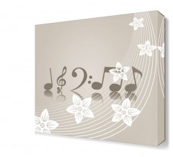 Notaların Dansı Canvas Tablo